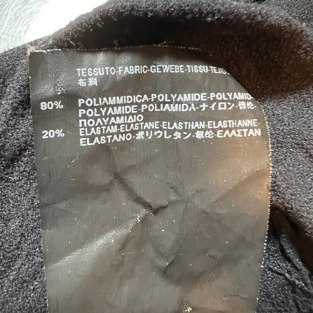 Balenciaga Black Cut Out Tights Hosiery Open‎ Ladder Made in Italy Size S